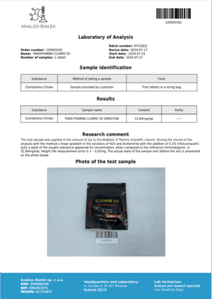 PARA PHARMA CLOMID 50MG - Image 2